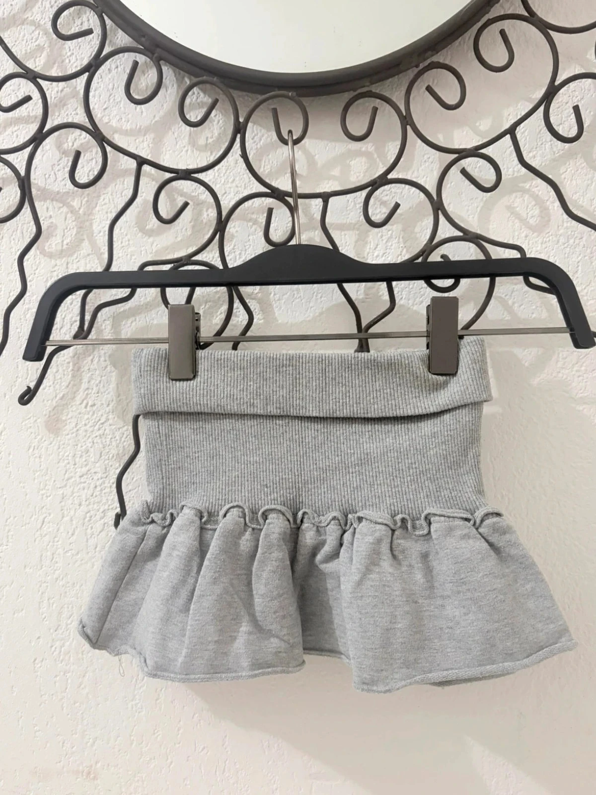 🔵 Saia de moletom cinza mesclada - Sergent Major (2 anos) – photo 4
